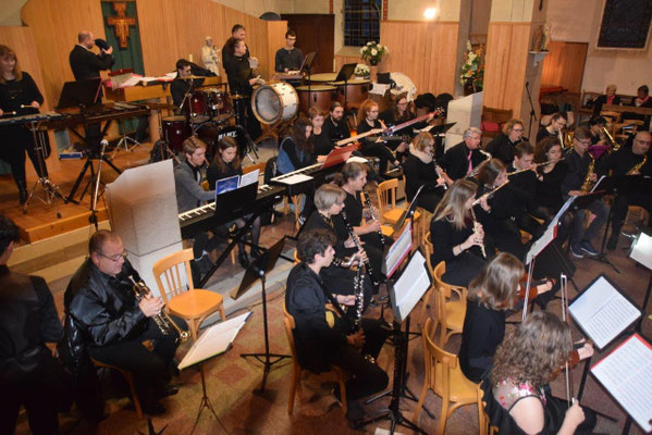 Ecole intercommunale de musique de Crézancy-Jaulgonne : l'orchestre.