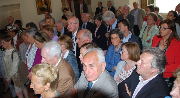 Famille et amis réunis pour l'occasion.