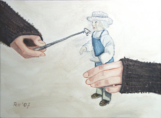 Hand II, 2007, 40 x 30 cm, Öl auf Leinwand