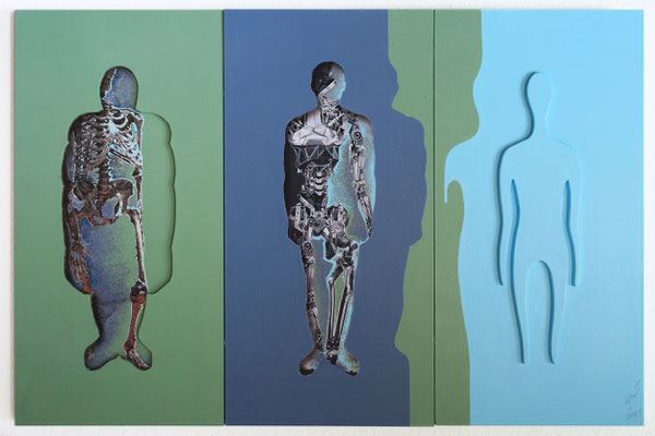 The Origins - 2021, Acrylic on wood 60 x 90 cm