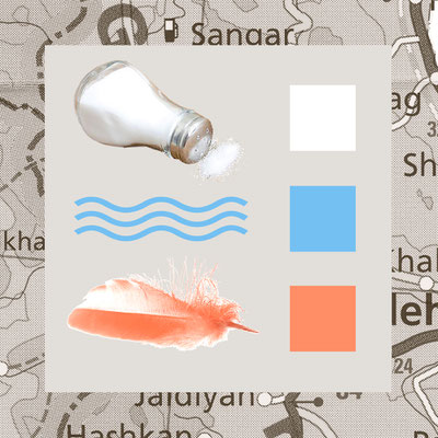  In the memory of Lake Urmia, 2015, 86X124 cm, Digital print on canvas