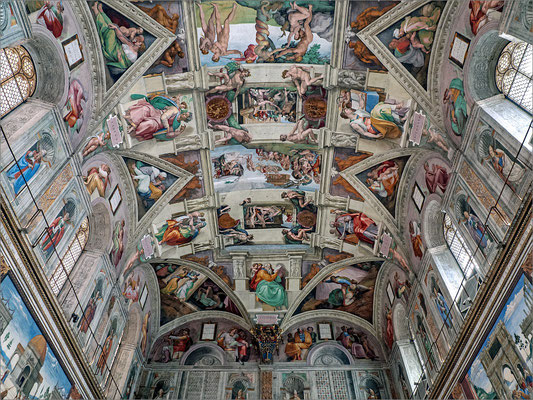 Rom Vatikanische Museen Sixtinische Kapelle