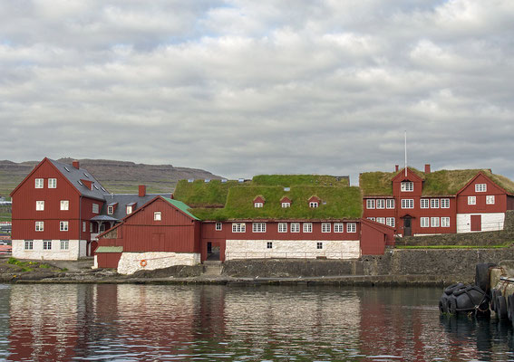 Färöer Tórshavn - Altstadt Tinganes