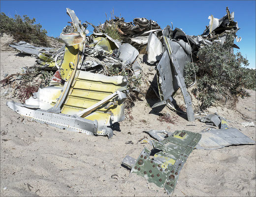 Kangerlussuaq Treibsandtal Flugzeugwrack
