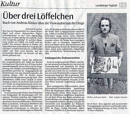 Landsberger Tagblatt · Über drei Löffelchen von Angela Häusler