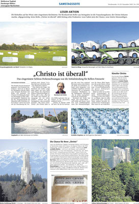 Weilheimer Tagblatt · Das sieht aus wie von Christo... · Christo ist überall
