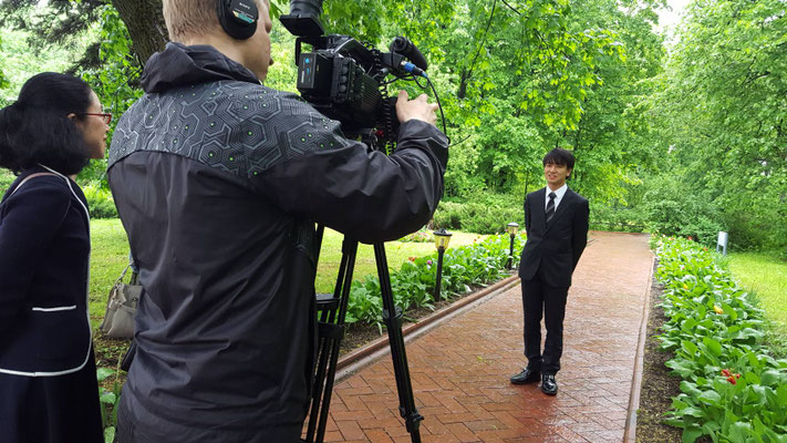 Russian TV promotion at Tchaikovsky musiam (2018 May)