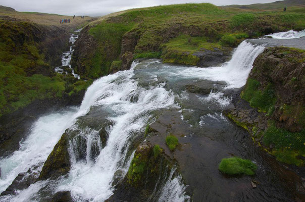 und der Wasserfall von der "falschen Seite"