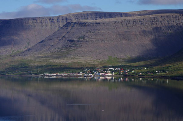 Blick zurück nach Talknafjördur