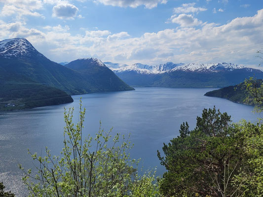 Fjordblick in der Nähe von Runde