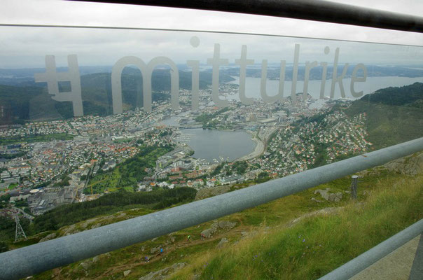 auf der Aussichtsplattform