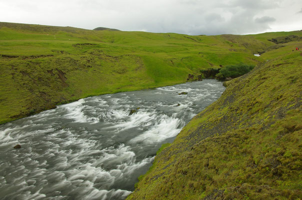 oberhalb des Skogafoss