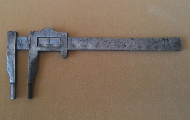 1931: Il primo calibro misuratore autocostruito