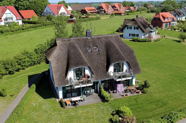 Luftbildaufnahme Vorderseite.