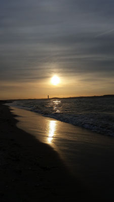 Sonnenuntergang am Strand von Barendorf
