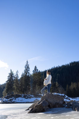 Schwangerschaftsshooting Flims, Laax, Falera, Graubünden