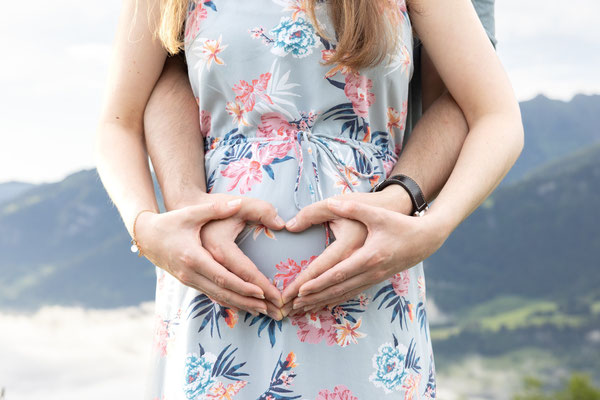 Fotoshooting Schwangerschaft, Baby Bauch