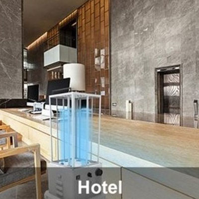 disinfection and sterilization of hotel rooms, hotel kitchen, lounge, sauna, wellness area BBM Ledproducts