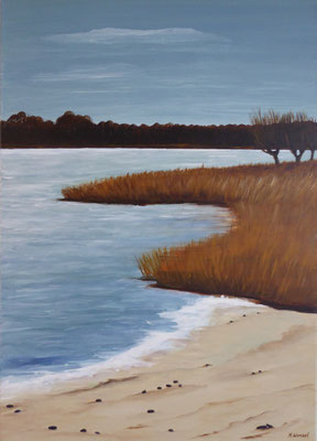 An der Warnow, 2015, 50 x 70 cm