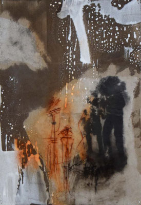 17 Mixed Media auf Karton 21 x 15 cm