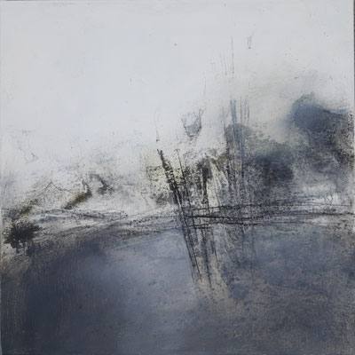 106 "Landscape 3" Mixed Media auf Leinwand 40 x 40 cm