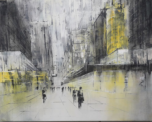 79 Cityscape 3 , Acryl auf Leinwand 80 x 100 cm