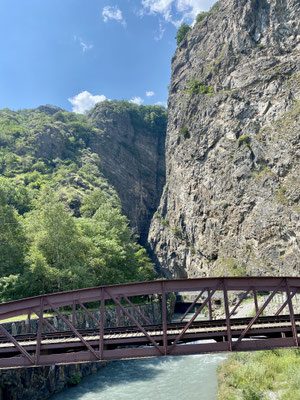 Les gorges du Trient