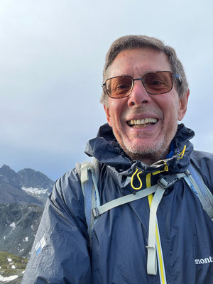 Départ sous l'orage, beaucoup de randonneurs ont choisi de quitter le passage du grand désert