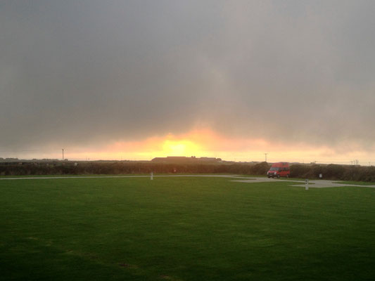 Sonnenuntergang über dem Meer