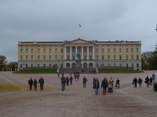 Das königliche Schloss in Oslo