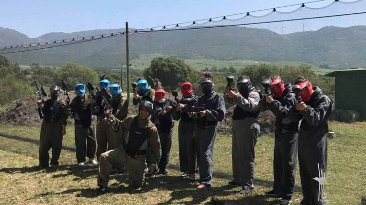 Jugar al paintball en Tarifa, Cádiz