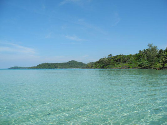 super klares und warmes Wasser 
