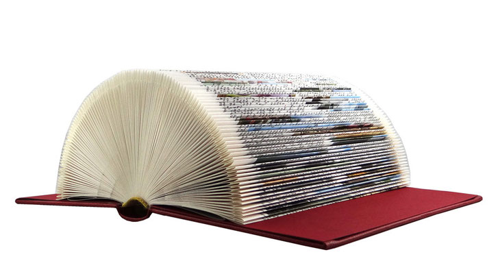 gefaltetes Buch - folded book