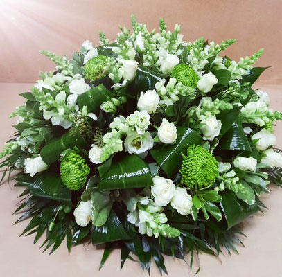 D2 Coussin blanc et vert