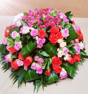 D8 Coussin rose et rouge