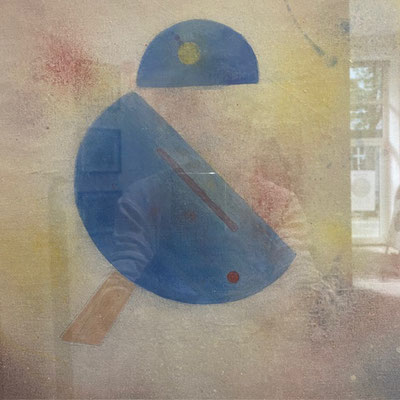 LEAH RUDOLPH | THE ROAD TO YOU | 2020 | ACRYL + TEMPERA AUF LEINWAND | 31x31