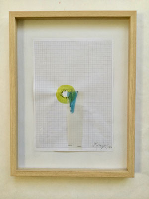 FIKTIONEN | 2025 | MIXEDMEDIA AUF PAPIER | 40 x 30