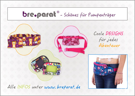 breparat, Diabetes, Freisteller, Anzeige, Grafikdesign, Pumpe, Diabeteszubehör