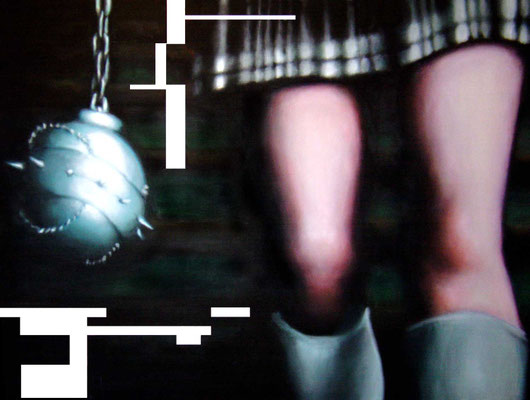Pulp 1<br />2004<br />Acryl auf Baumwolle<br />146 x 108 cm