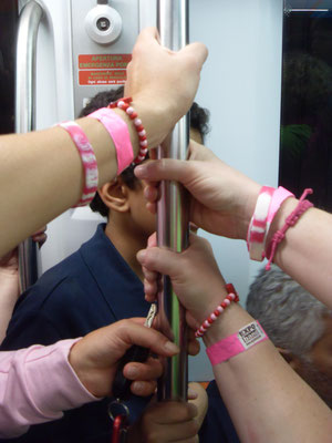 Armbänder in pink