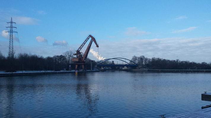 Glühweinpaddeln mit den "Löwen" im Januar 2016