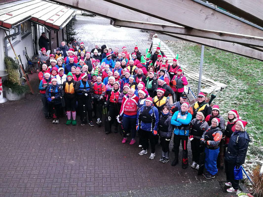 Glühweinpaddeln beim KEL Datteln - 2017