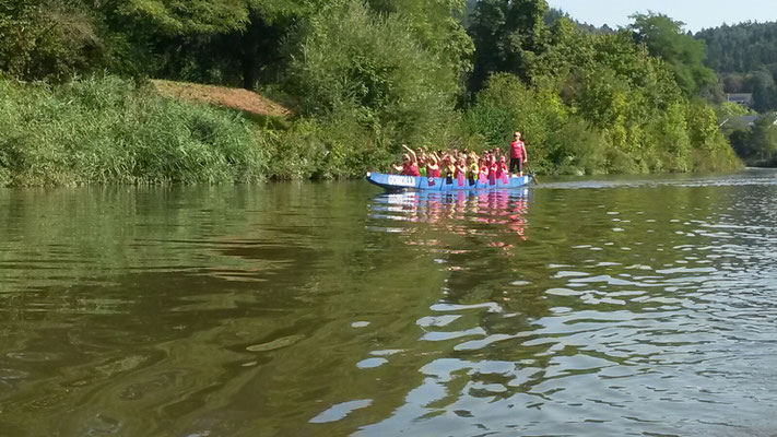 Pinke Wanderfahrt auf der Saarschleife - September 2016