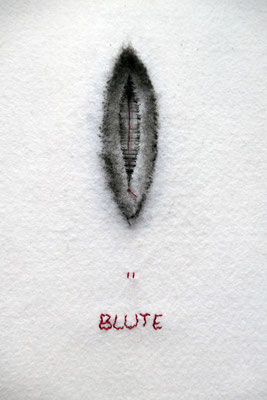 BLÜTE - BLUTE, 2023, 35cm x 45 cm