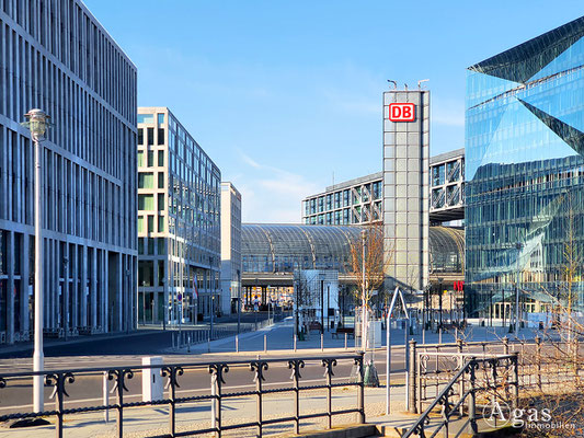 Immobilienmakler Berlin-Moabit - Rahel-Hirsch-Straße am Hauptbahnhof