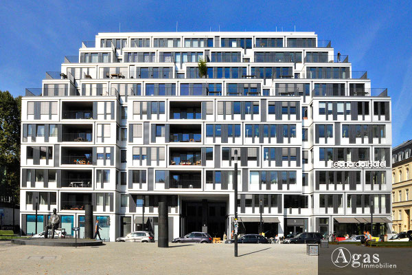 yoo Berlin - Am Zirkus 1 - Neubau, Blick vom Bertold-Brecht-Platz
