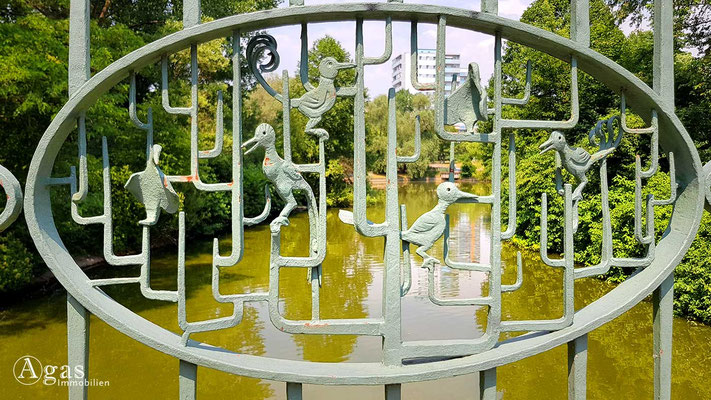 Fennpfuhl - Schönes Detail im Fennpfuhlpark