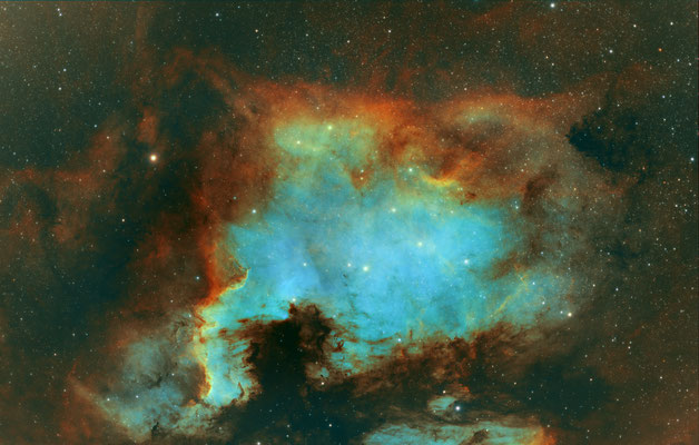 Nordamerikanebel NGC 7000 in Cygnus