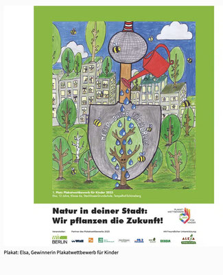 Siegerplakat des diesjährigen Plakatwettbewerbs von wirBerlin