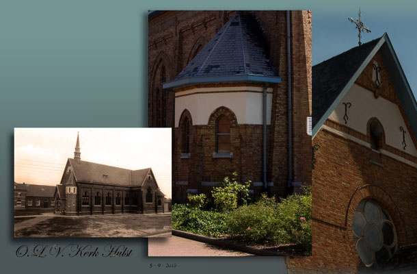 Hulst-De oude kerk met toren